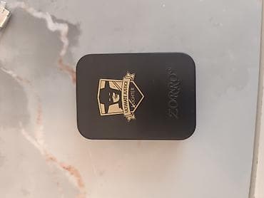 qumuş: ZORRO benzinli çaxmaqdaşlı alışqan - Korpus: metal, fırçalanmış gümüş — 2