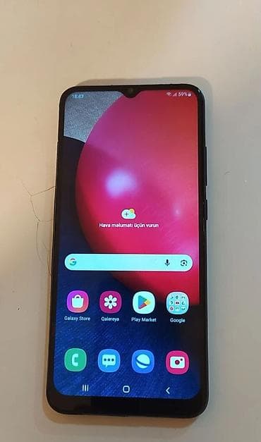 data modem sim card: Samsung Galaxy A02 S, 64 GB, rəng - Mavi, İki sim kartlı — 2
