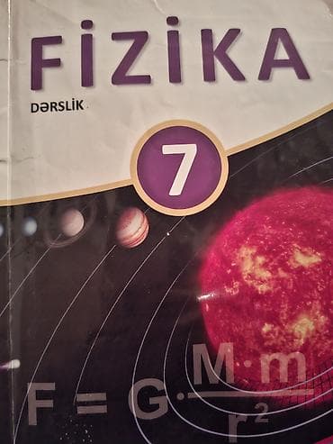 Məhsul: Fizika dərsliyi – 7-ci sinif Təsvir: - Orta məktəbin 7-ci