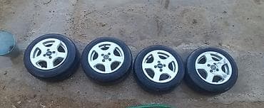 offroad disk: Avtomobil üçün 4 ədəd yüngül lehimli disk və üzərində şin dəsti — 1