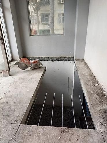 Beton döşəmələrin kəsilməsi və açılması xidməti -