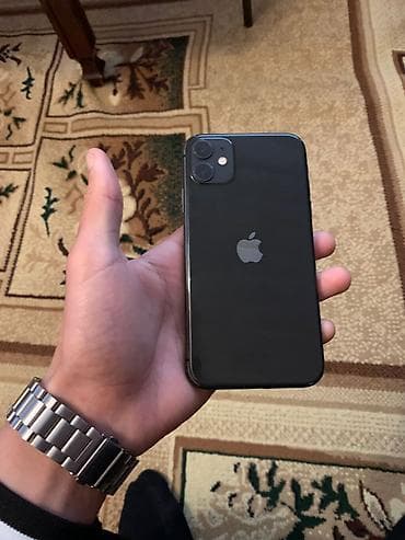 IPhone 11, 128 GB, Qara, Face ID
