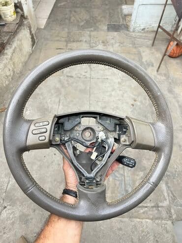 vaz 2106 rul: Lexsus -toyota Avtomobil sükanı – boz dəri üzlük, tikişli kənarlar — 1