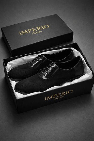 IMPERIO Shoes – klassik kişilər üçün ayaqqabı - Material: təbii dəri — 1
