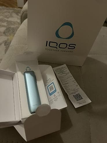 i̇qos: Qiymet sondu endirim olunmur. Məhsul: IQOS ILUMA ONE (mavi/əlvan ton) — 2