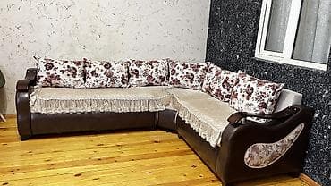 Divanlar: Künc divan, İşlənmiş, Açılmayan, Bazasız, Parça — 3