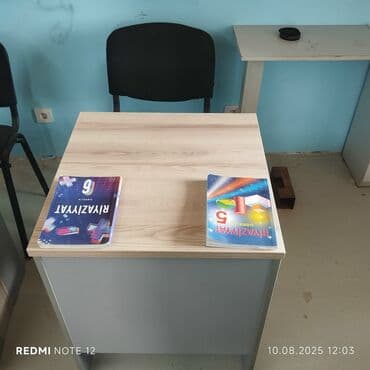 круглый стол: Kompüter masası, Açılmayan, Laminat, Dördbucaq masa — 2