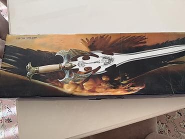 dekor: Dekorativ qılınc – divar üçün nümayiş dəsti - Fantastik/orta əsr — 1