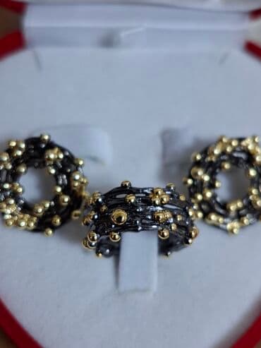 kişilər üçün vizitka qabı: Gumush komplekt
S925 — 1