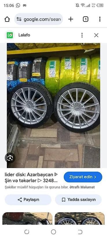 Komplekt lider disk təkər satlir R17 unversaldi diskdə eyrlik cat udar