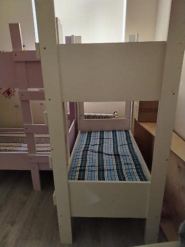 Oğlan və qız üçün, Çarpayı, Bazasız, Matras ilə, Siyirməsiz