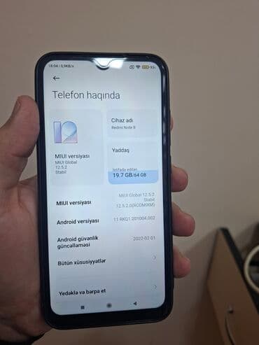 ucuz blender qiymeti: Redmi Note 8, 64 GB, rəng - Qara, İki sim kartlı — 5