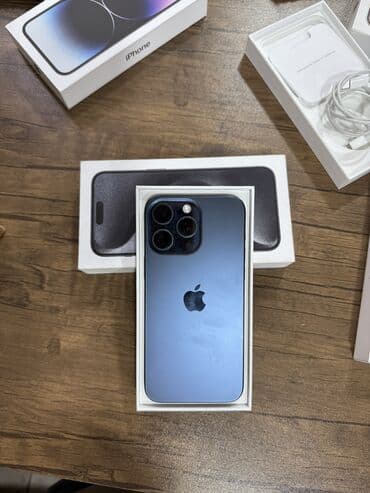 IPhone 15 Pro Max, 256 GB, Blue Titanium, Zəmanət