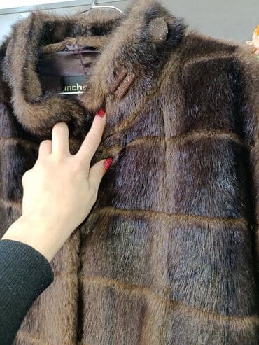 Plaşlar: Kürk, 5XL, rəng - Qəhvəyi — 4