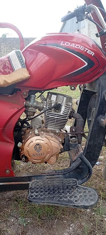 muravey satisi 2022: Qırmızı rəngli üçtəkərli yük motosikleti – Loadster LD150 - Model — 2