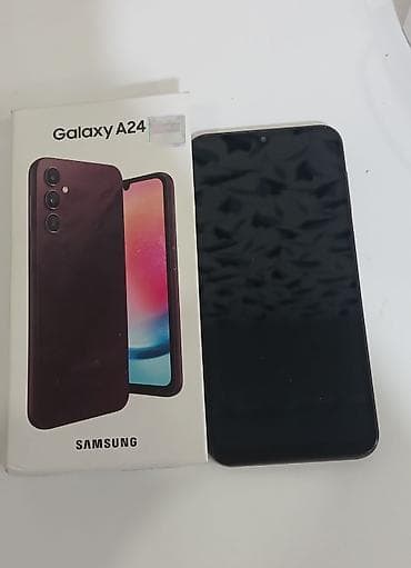 samsung m54: Samsung Galaxy A24 4G, 128 GB, rəng - Bənövşəyi, İki sim kartlı — 4