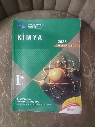 Məhsul: “Kimya 2025 – Test Toplusu” (I hissə) Nəşriyyat: Dövlət