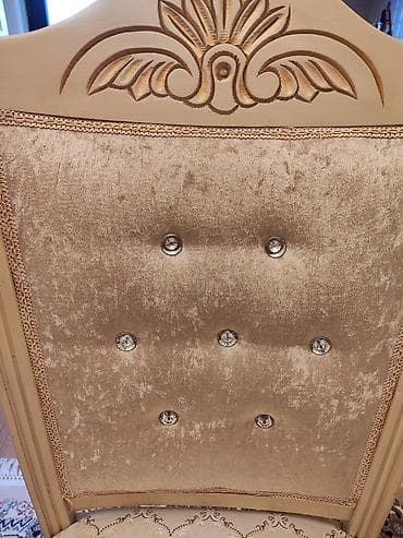 Qonaq otağı üçün, İşlənmiş, Qatlanmayan, rəng - Bej Stul