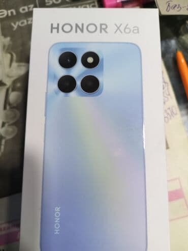 telfunlar: Honor X6a, 32 GB, rəng - Gümüşü, Düyməli — 1