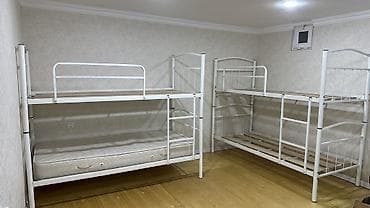 İkimərtəbəli uşaq çarpayıları: Oğlan və qız üçün, Yeni, Çarpayı, Matras ilə, Siyirməsiz, Dəmir — 4