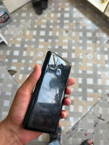 Техника и электроника: Samsung Galaxy A21S, 64 ГБ, цвет - Синий, Отпечаток пальца, Face ID, Сенсорный — 1