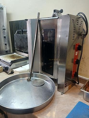 tost maşını: Remta elektrikli dönər ocağı və dönər kəsim dairəsi (stolüstü — 2