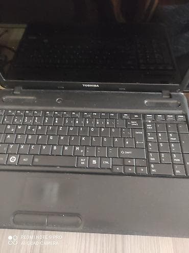 Toshiba noutbuk - Marka: Toshiba - Korpus: qara, mat səth - Ekran — 2