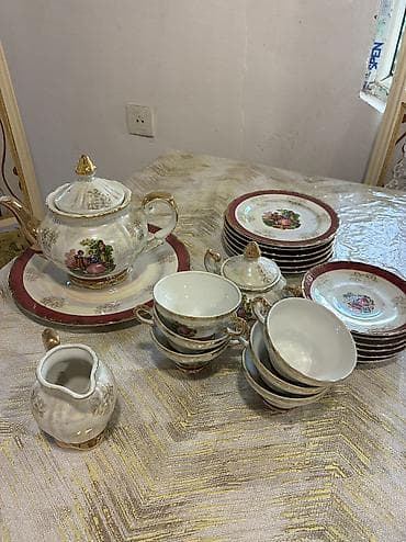 mini drel satilir: Yamasen fine porcelain japan isdesali Cay dest heresi 6 denedi caynik — 2