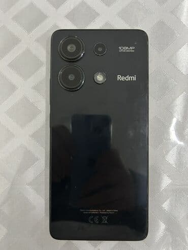 soyuducu islenmis satilir: Redmi Note 13, 256 GB, rəng - Qara, Barmaq izi — 3