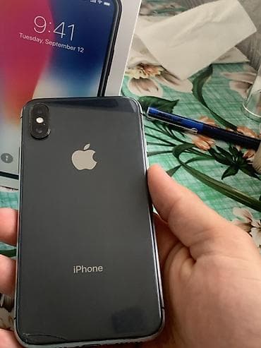IPhone X, 64 GB, Qara