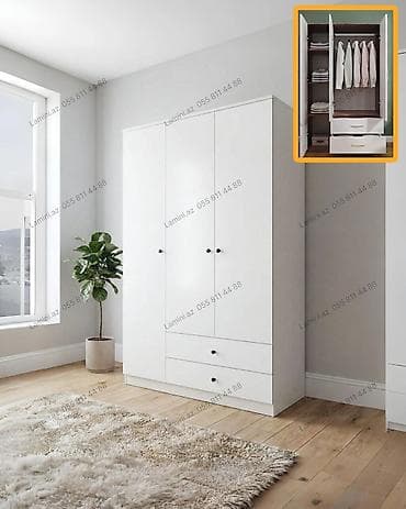3 Qapılı Dolab Geyimlərinizi nizamlı saxlamaq üçün ideal, geniş — 1