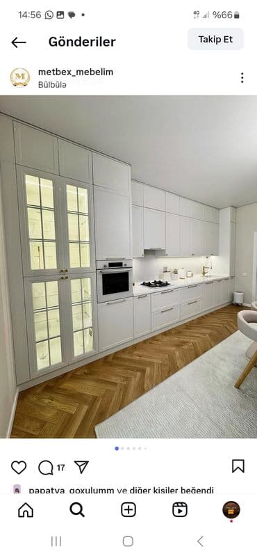 metbex ucun skaf: Məhsul: Mətbəx mebeli (müasir dizaynlı hazır dəstlər) - Stil — 10