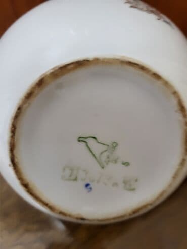 Termoqablar: Kolleksiya üçün dekorativ porselen dəst - Porselen kaşa: Ağ əsaslı — 7