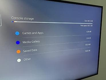 PS5 (Sony PlayStation 5): Sony PlayStation 5 (diskli versiya) oyun konsolu - Daxili yaddaş — 2