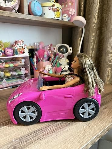 qiz ucun oyuncaqlar: Barbıe maşın — 1