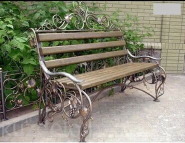 Sifarişlə bağ yelləncəkləri: Metal en mmc olaraq istədiyiniz forma və ölçüde demir işlerinin — 10