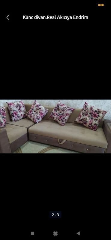 Künc divan, İşlənmiş, Açılan, Bazalı