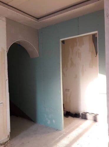 alcıpan tavan fiqurları: Hər növ Alcipan işləri görülür. Düz sadə tavan. Ara kəsmə divar — 10