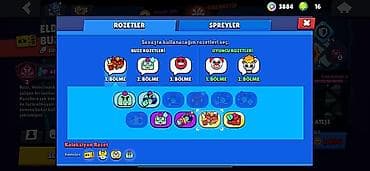 gen: Brawl Stars hesabı – Rozet və Sprey kolleksiyası - Oyun daxili — 1