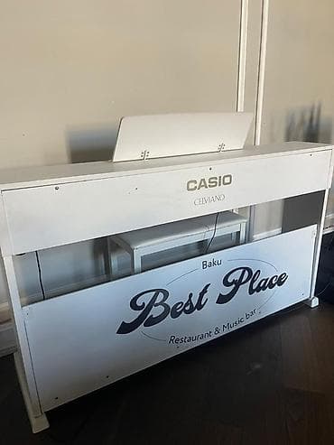 dj controller az: CASIO CELVIANO rəqəmsal pianino – ağ korpuslu ev və səhnə üçün ideal — 2