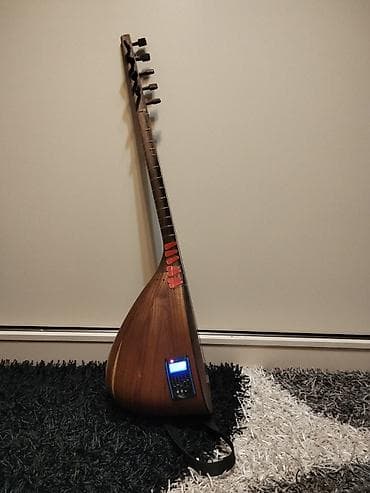 saz aletleri: Saz (bağlama) – əl işı klassik türk/aşıq musiqi aləti - Korpus: armud — 5