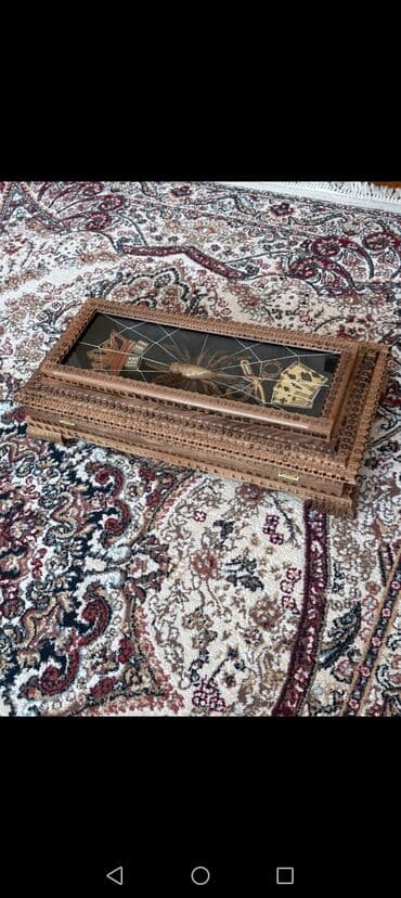 Гантели: Taxta nərd dəsti – əl işidir - Material: tam ağac (taxta), oyma və — 3