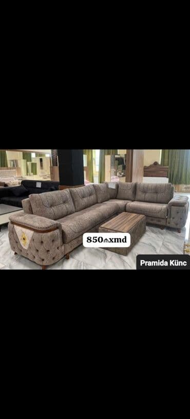 угловые диваны в баку: Угловой диван, Раскладной, Ткань — 21