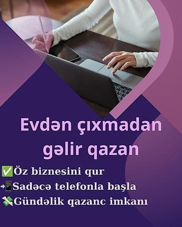 gunluk işler bakı: Evdən çıxmadan gəlir qazanmaq üçün onlayn iş imkanı - Öz biznesini — 1