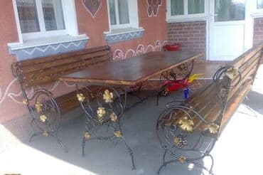 Sifarişlə bağ yelləncəkləri: Metal en mmc olaraq istədiyiniz forma və ölçüde demir işlerinin — 24