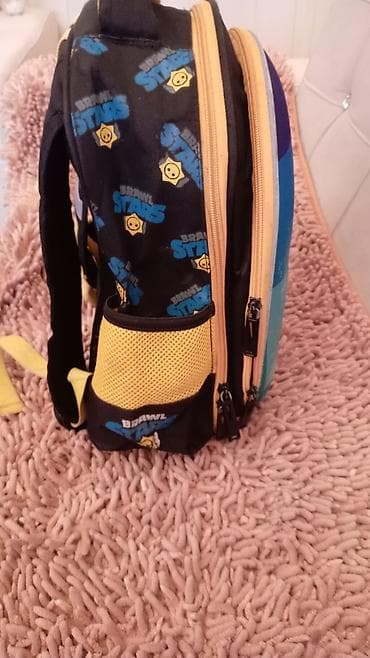300 nomreli mekteb: Brawl Stars mövzulu uşaq çantası məktəbli çanta - Ön hissədə rəngli — 3