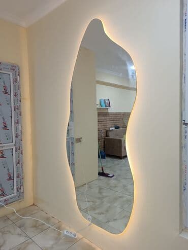 Кухонные принадлежности: Зеркало Настенное, Декоративное, С подсветкой — 5