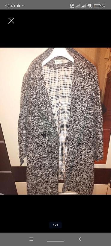 Paltolar: Palto, Max Mara, 2XL, rəng - Boz — 2