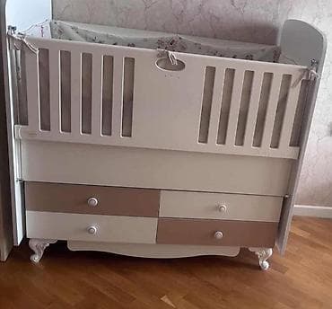 islenmis matras: Beşik tecili 35 azn satilir‼️İçində yan kenar qoruyucu və matras — 1