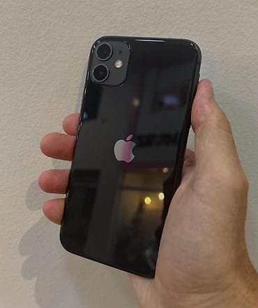 usb hub: IPhone 11, 128 GB, Qara, Zəmanət, Face ID, Sənədlərlə — 1